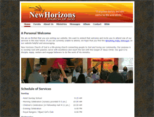 Tablet Screenshot of newhorizonscog.com
